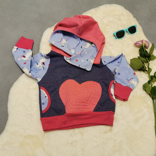 Mountain Pass Hoodie or Sherpa Lined Hoodie - Unicorns Heart